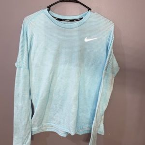 NIKE blue thermal long sleeve (small)